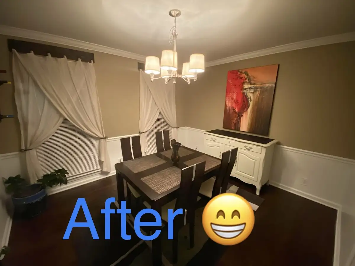 Professional dining room restoration after water damage in Savage